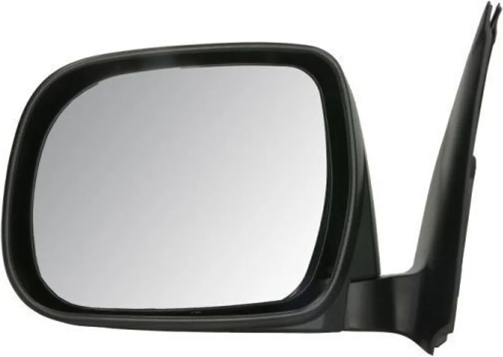 Rétroviseur gauche Hilux antichoc coque noire mate modèle ajustable