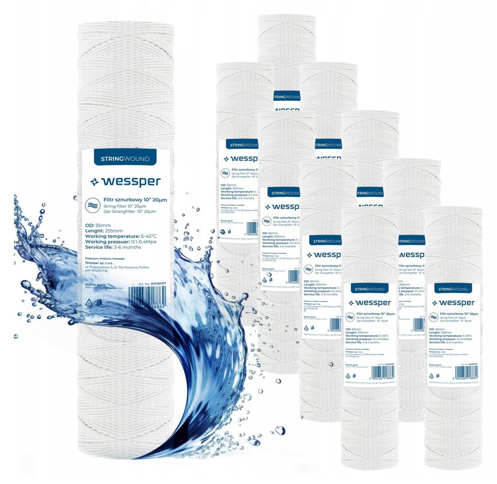 Wessper, sada 10 kusů, filtrační vložky do vodovodního Obrázek produktu 