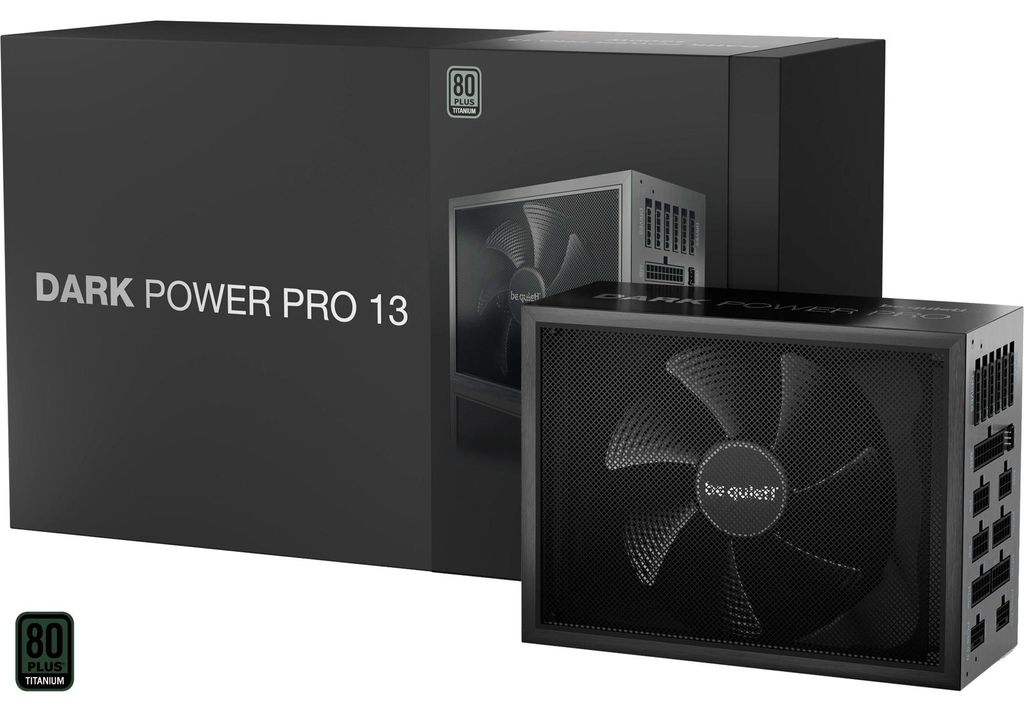 Be quiet! Dark Power Pro 13 1300W, Schwarz, 80 PLUS Titanium, ATX PC-Netzteil, Farbe:Schwarz