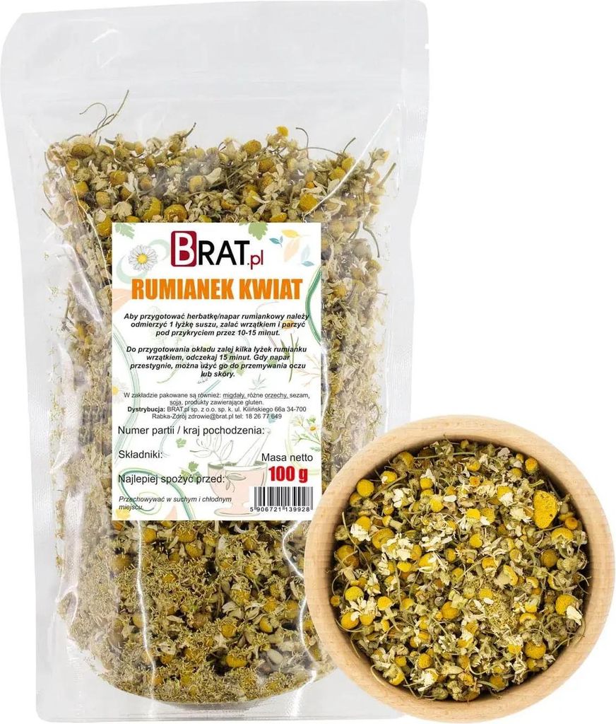 Kvet harmančeka 100g Brat.pl Obrázok produktu 