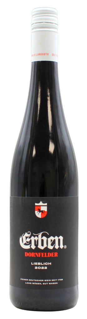 Erben Dornfelder Rotwein lieblich 10.5% vol., 6er Pack (6 x Produktbild 