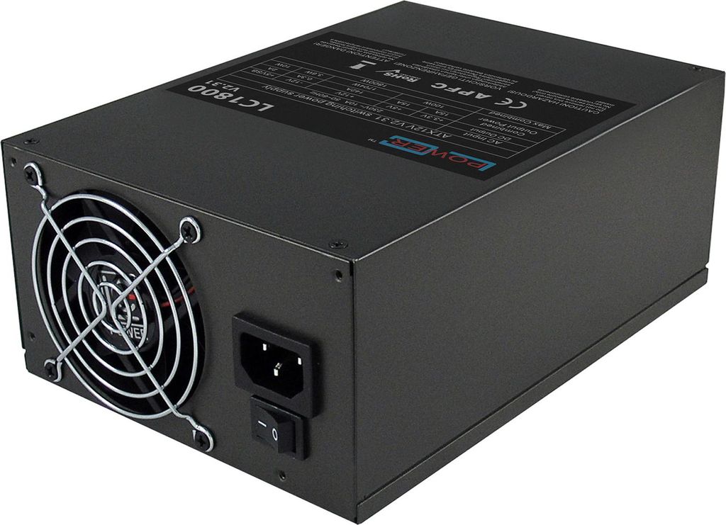 LC-Power Netzteil 1800W V2.31 (85+) bulk Produktbild 