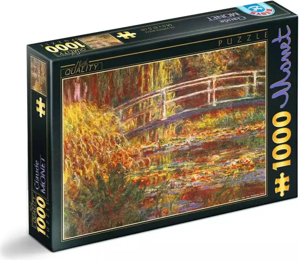 Puzzle Relaxation Monet 1000 Pièces Loisir Créatif Adulte Pont Japonais