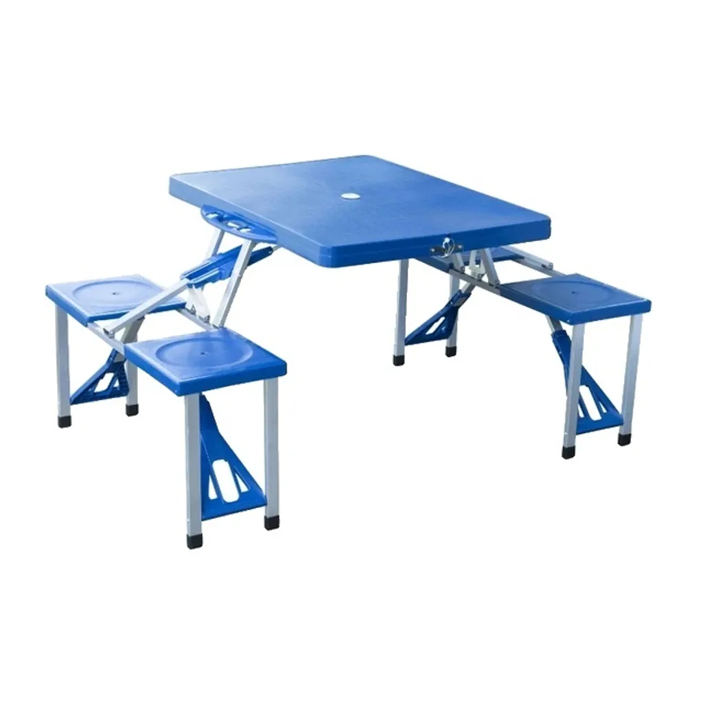 Ensemble table de pique-nique pliante 4 places pour camping et voyage