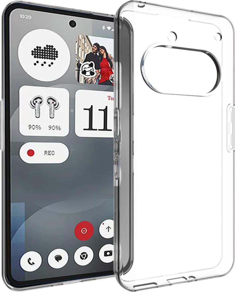 Custodia TPU Accezz Nothing Phone (3a) - Chiara, Sottile, Resistente