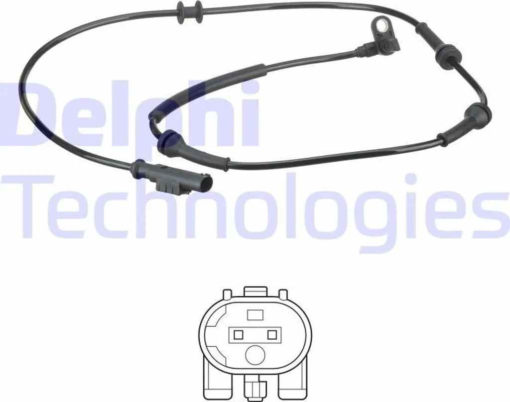 Capteur ABS de Roue DELPHI pour Fiat Panda et Lancia Ypsilon - 51846660