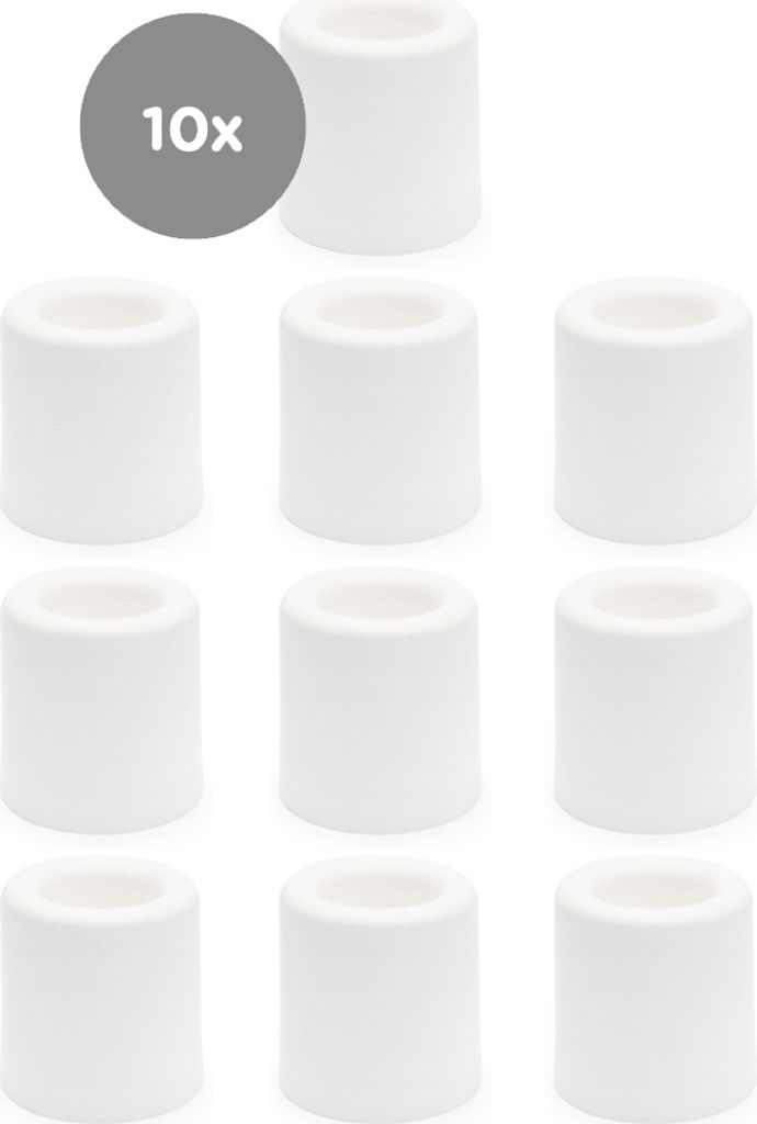 10x sossai Türstopper NTS1 | ANKE 3 | Weiß