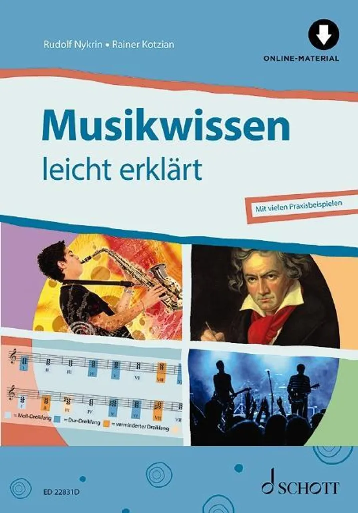 Livre de Solfège Illustré Musikwissen avec Schémas Rythmiques Précis