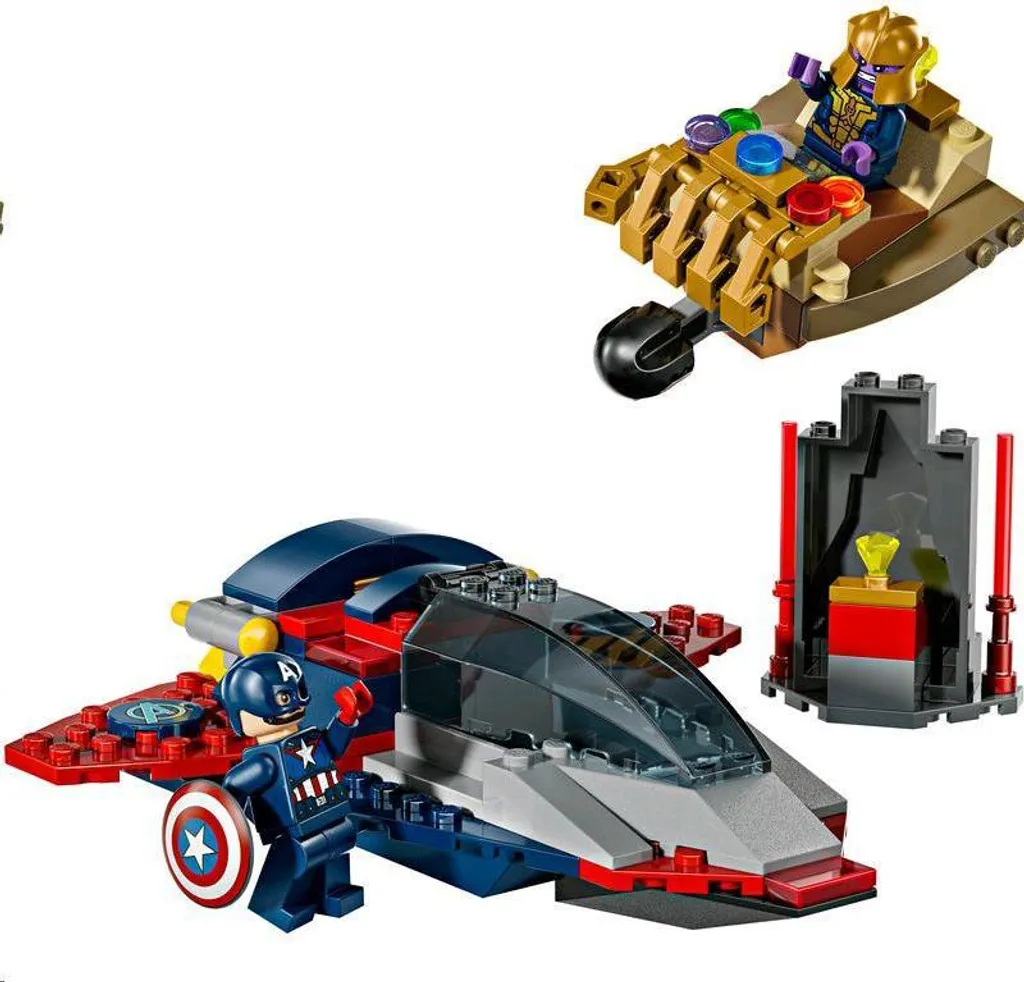 LEGO Marvel 76319 Duel Final, Captain America et Thanos avec Accessoires - 31