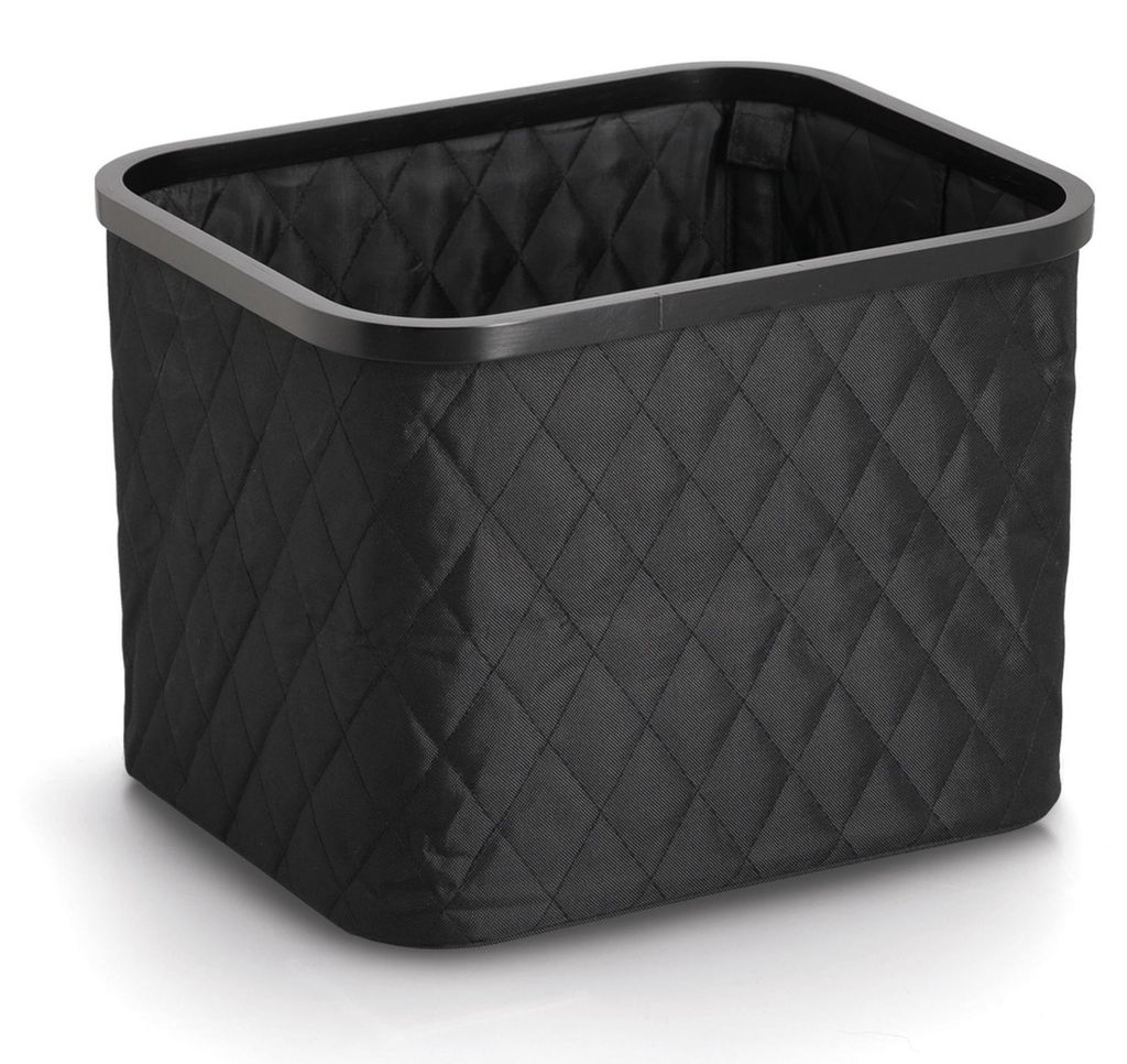 Cesto portaoggetti Zeller, poliestere/bambù, nero, ca. 40,5 Immagine del prodotto 