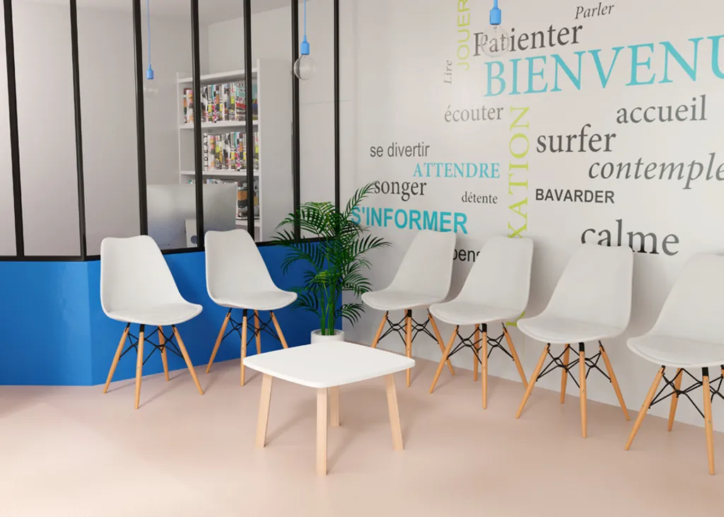 Tavolino Scandinavo Paperflow Woody Bianco e Legno Massiccio