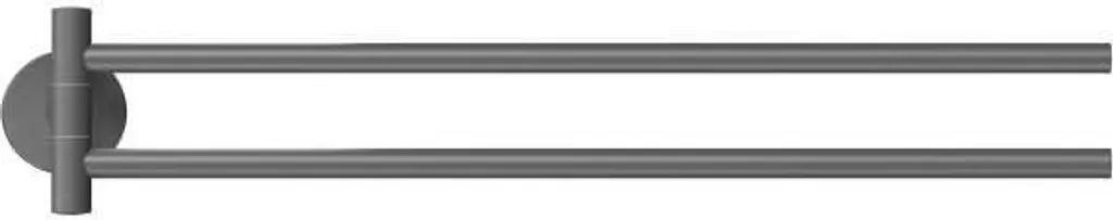 Portasciugamani tesa MOON GREY 40582 | Metallo PVD e Tenuta 12kg