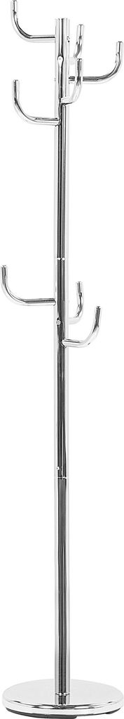 BELIANI Kleiderständer Silber Edelstahl 185 cm Modern Produktbild 