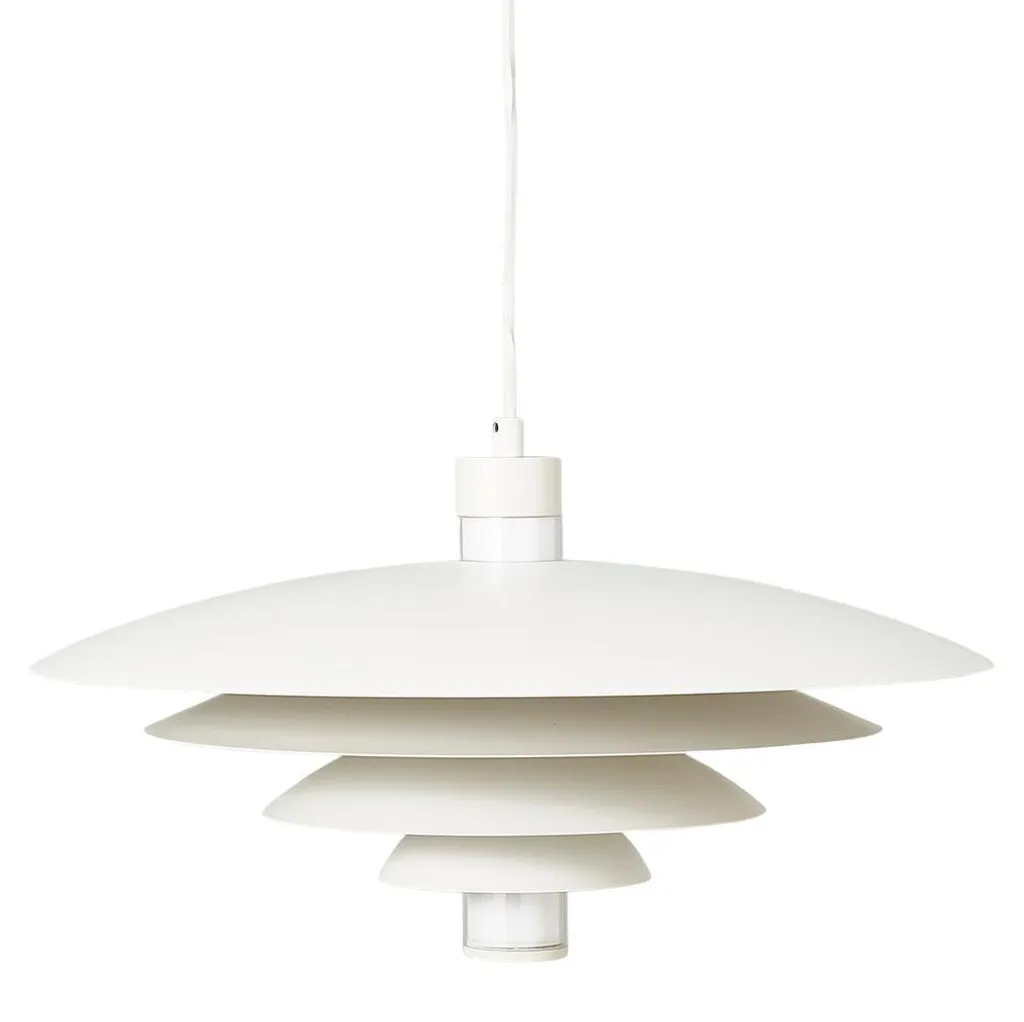 Lustre blanc BOREAL D.50 cm - Éclairage idéal pour table salle à manger