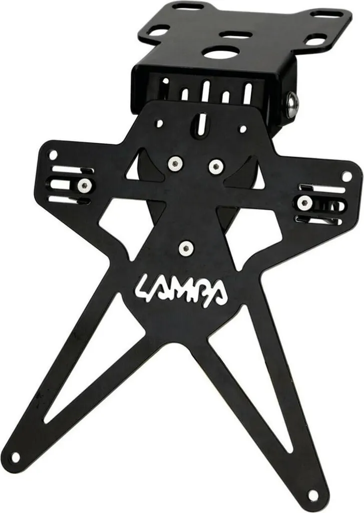Support plaque Lampa Evo 2 inclinable et ajustable en hauteur pour moto