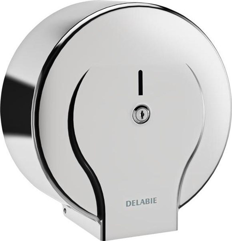 Delabie WC-Papierhalter f. Papierrolle 400m Edst. 1.4301 hgl.pol.