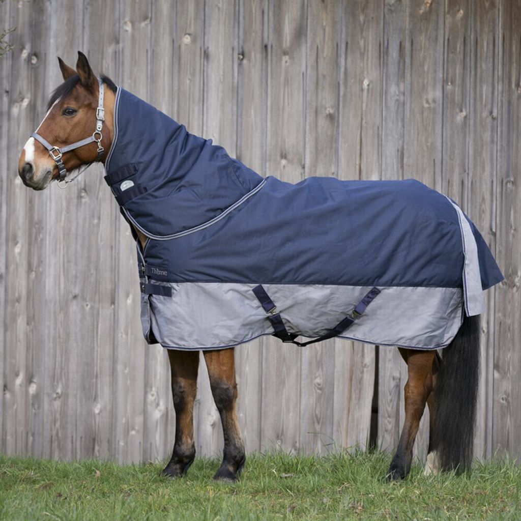 Equithème Tyrex 600D 300g - marineblau/grau, 160