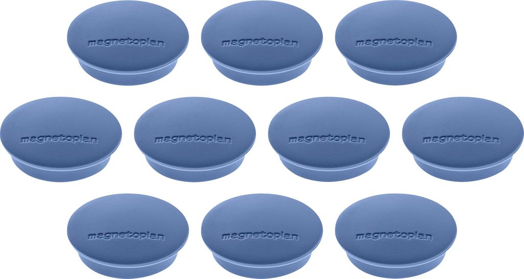 Magnet Discofix Junior 1662114 34mm dunkelblau 10 Stück Packung mit 30 Stück