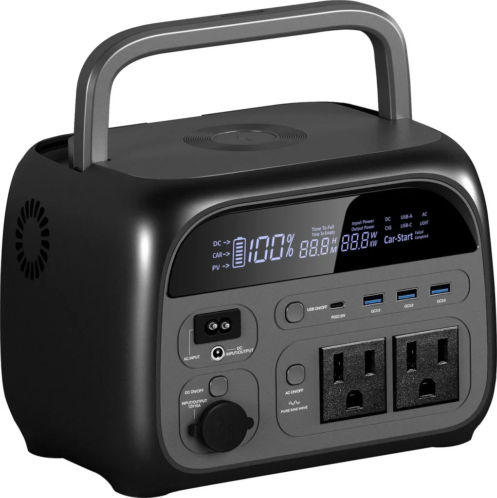 Générateur portable pour camping et voyage 345Wh station AP400 grise