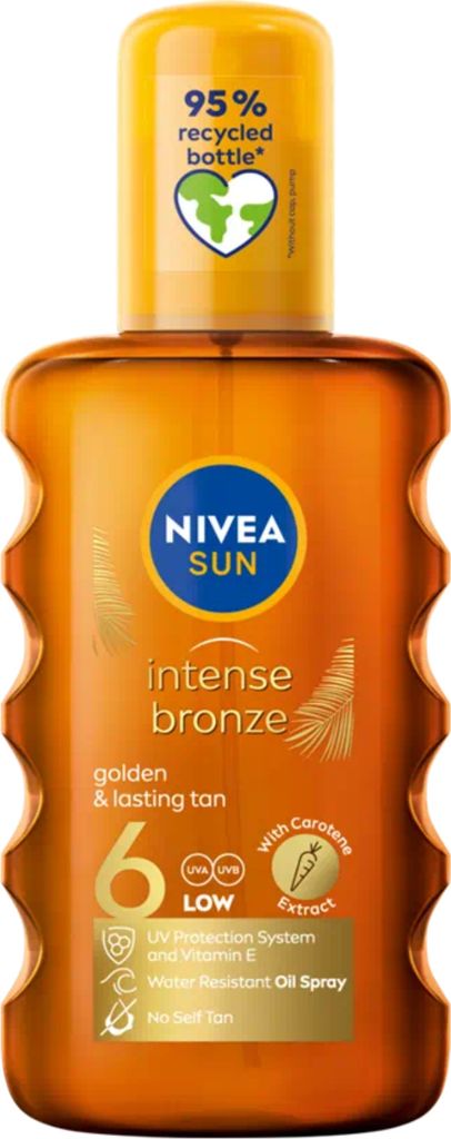 Nivea Intense Bronze SPF6 Karotenowy Olejek Do Opalania W Zdjęcie produktu 