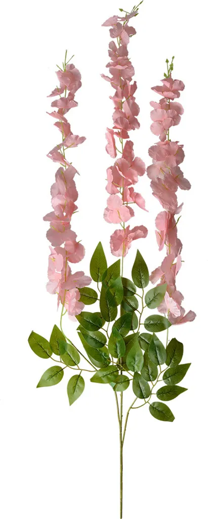 Set di 12 fiori artificiali Clayre & Eef 110 cm plastica rosa - 2