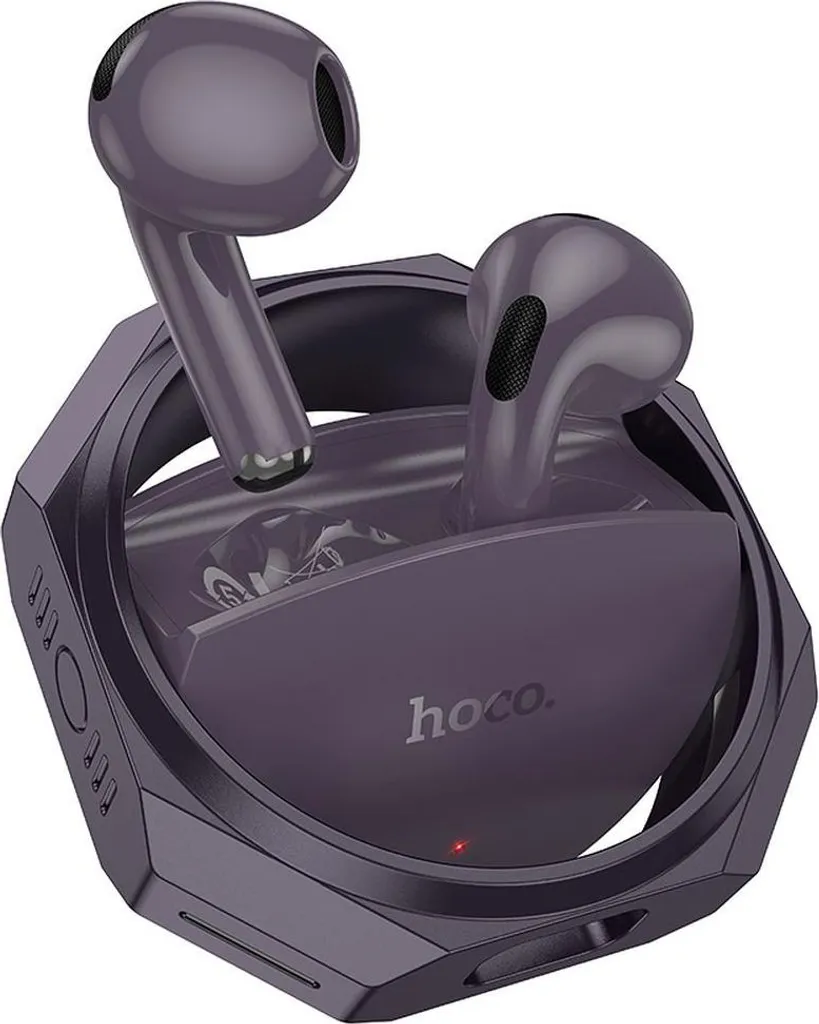 Hoco EW70 Cuffie In-Ear Wireless Nere e Viola: Audio TWS con Spinner Case