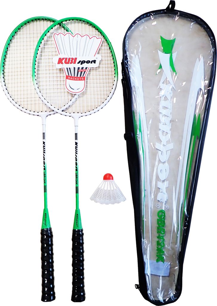 Badmintonová súprava - 2 rakety + košík + puzdro Obrázok produktu 