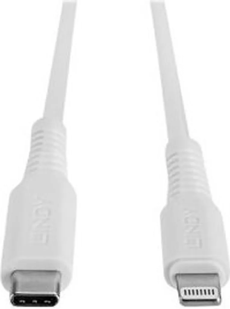 Câble de charge Lightning et USB-C Lindy Blanc 3 mètres pour iPad Pro
