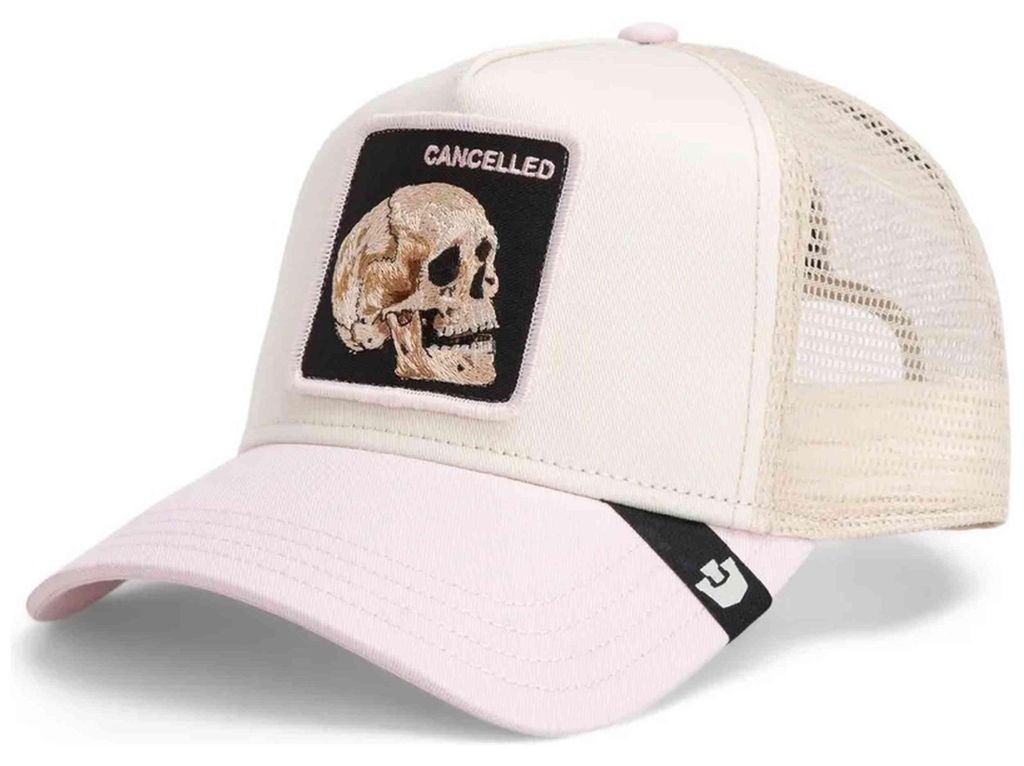 Goorin Bros. The Cancelled Skull Trucker Cap Chalk/Whisper