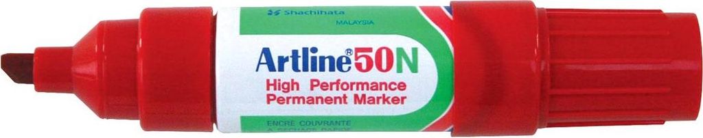 Artline - Permanentmarker 50N rot