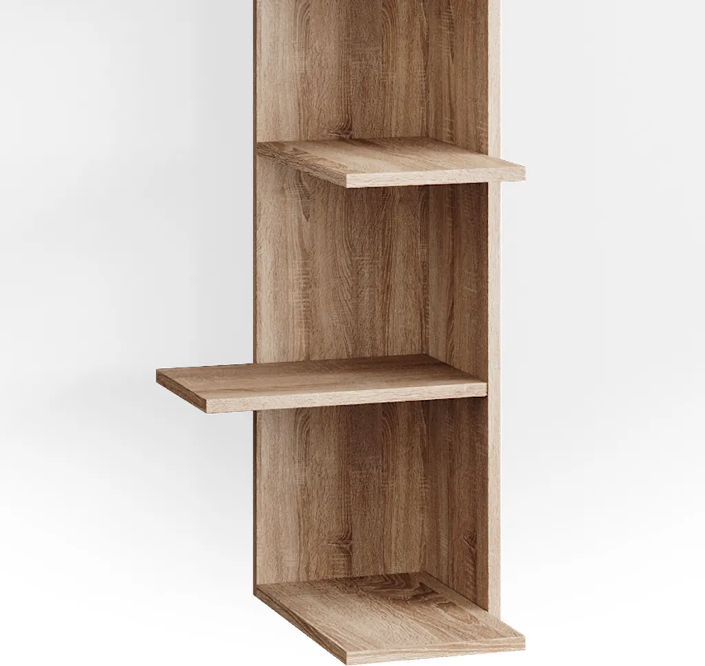 Optimiser l'Espace Perdu avec l'Étagère d'Angle Sonoma Vicco 140cm