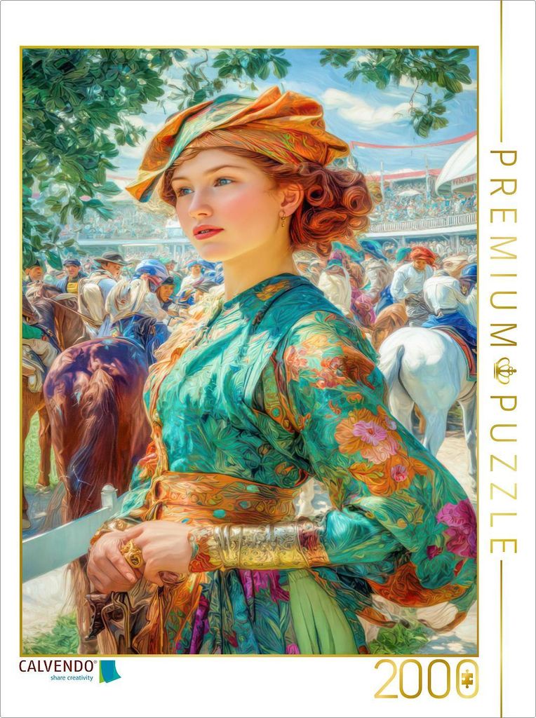 CALVENDO Puzzle Die sinnliche Schönheit des Jugendstils | 2000 Teile Lege-Größe 90x67cm Foto-Puzzle für glückliche Stunden