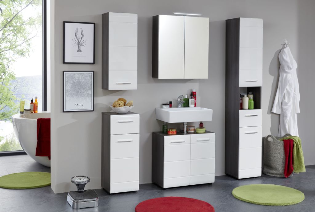 trendteam Bad 5-teilige Kombination Line/Skin Sardegna Produktbild 8
