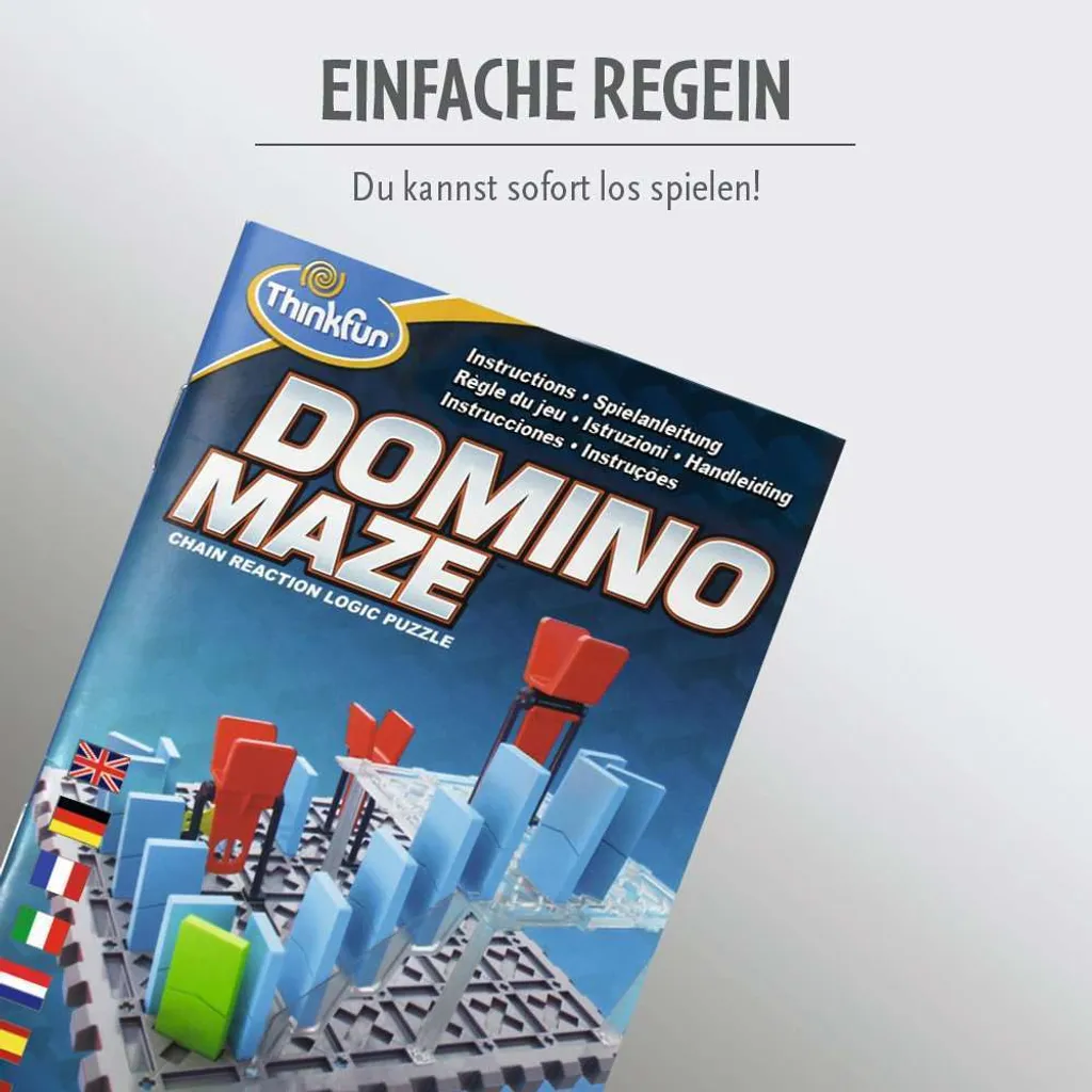 Labyrinthe Domino Maze Thinkfun : 60 Défis de Logique et Réaction