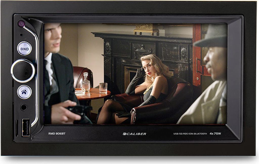 Caliber Autoradio mit Bluetooth -Technologie - 2 DIN - 6,2" Touchscreen - AM/FM - USB - SD - AUX (RMD806BT)