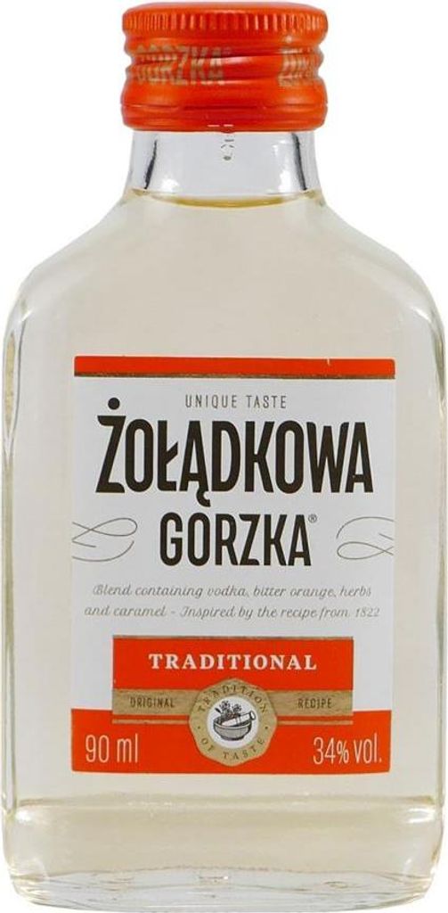 Zoladkowa Gorzka Traditional Vodka Likör - Taschenflasche 0,09L