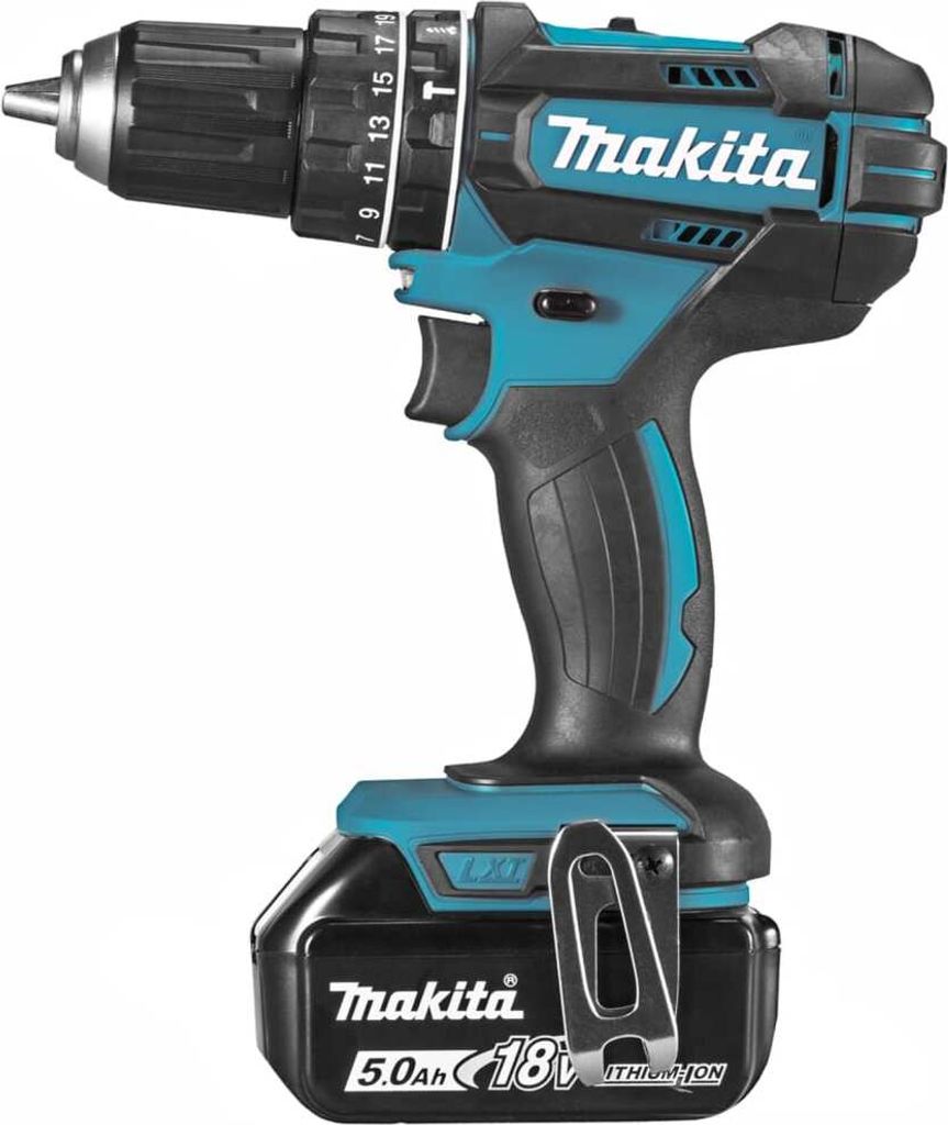 Makita DHP482RTJ 18V 2x Akku Akku-Schlagbohrschrauber