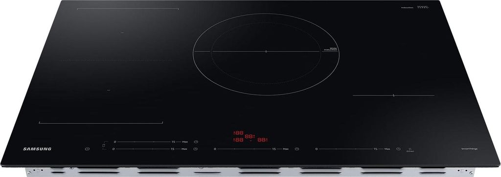 Samsung NZ84C5047FK, Schwarz, Integriert, 80 cm, Zonen-Induktionskochfeld, Glaskeramik, 4 Zone(n)