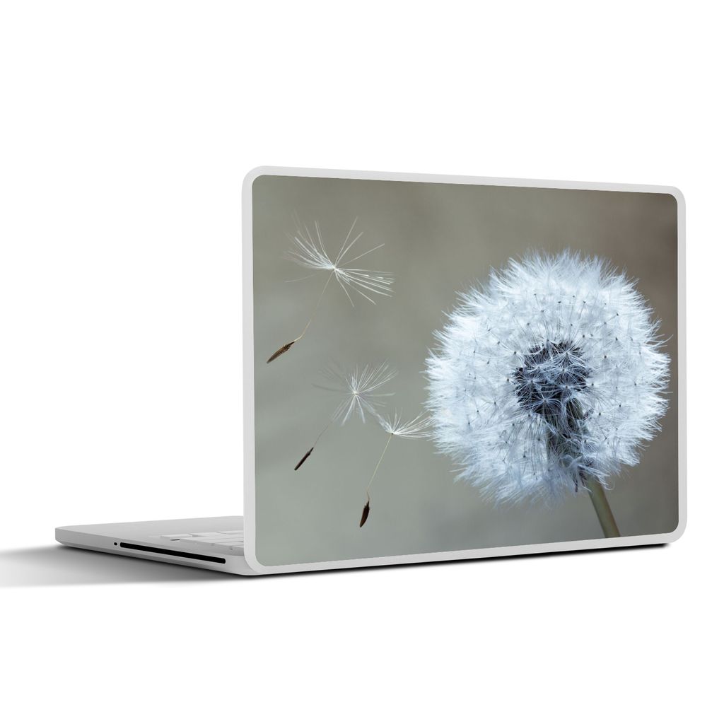 MuchoWow Laptop Aufkleber Sticker Cover Löwenzahn - Blume - Pflanze 25x18 cm - Laptop-Deko