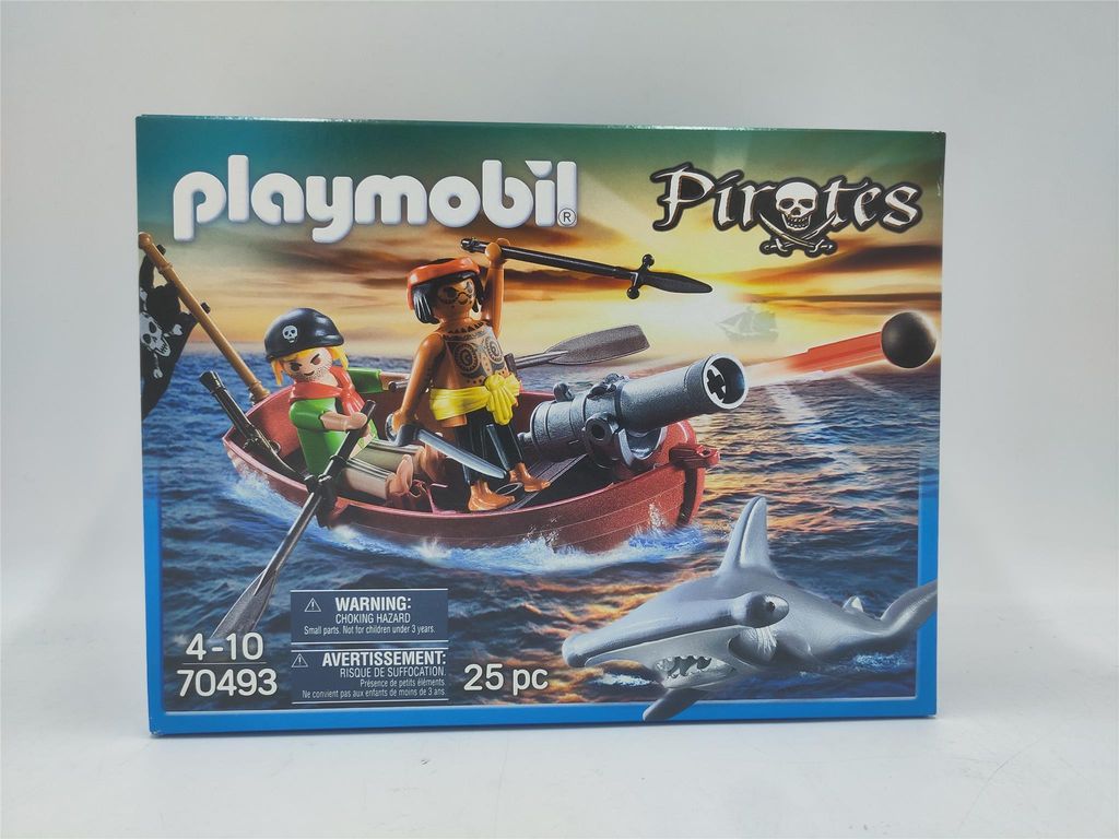 PLAYMOBIL 70493 Piratenboot mit Kanone Produktbild 