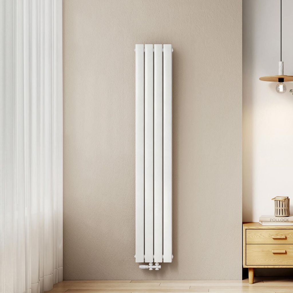 Radiateur plat EMKE, dimensions 180 x 30,4 cm, à double Image du produit 