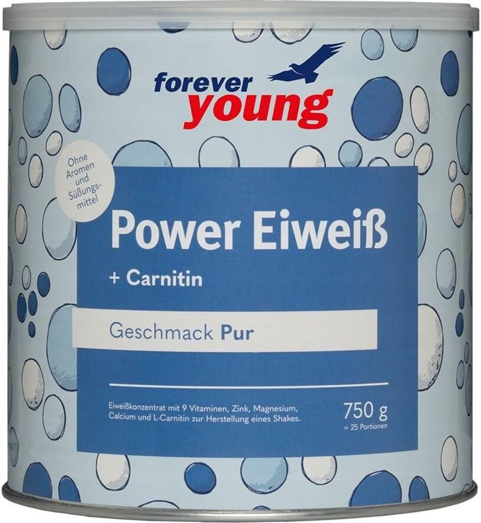 Forever Young Dr. Strunz Power Eiweiß Plus – 750 g Pur Produktbild 