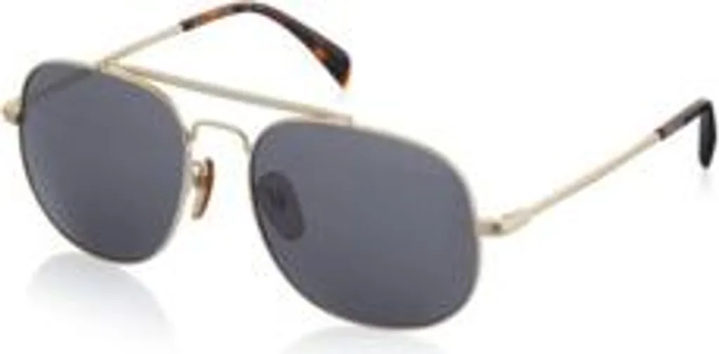 Lunettes de soleil pour hommes en or Aviateur Modèle Classique Or 24k - 2