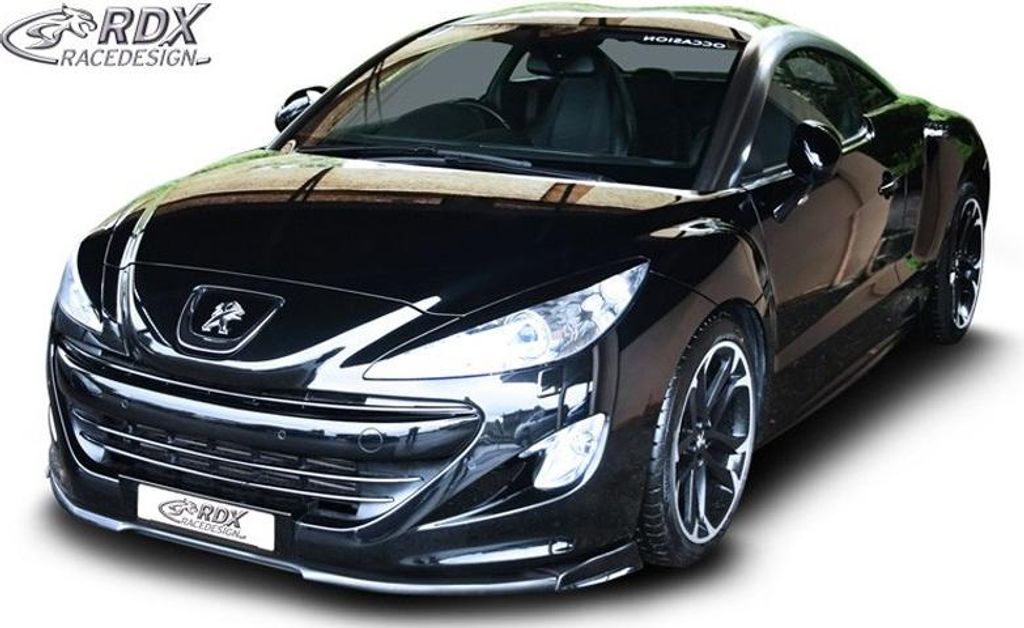 RDX Racedesign Spoilerlippe RDFAVX30669 Frontspoiler passend für PEUGEOT RCZ Coupe 4cm Polyurethan(Polyurethan)