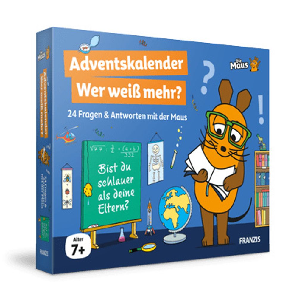 Franzis: Adventskalender mit der Maus: Wer weiß mehr? Produktbild 