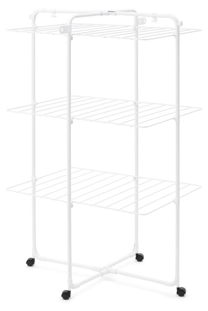 Étendoir Gain de Place Brabantia 23m pour Petit Appartement Blanc