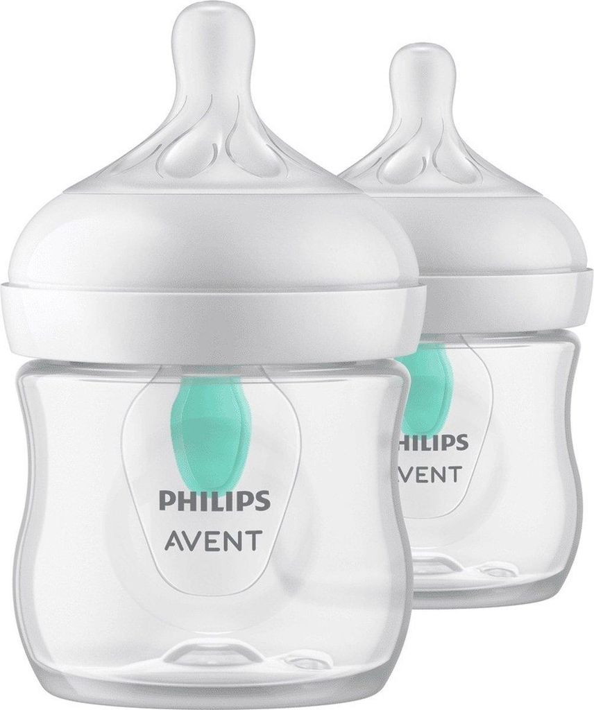 Avent Zuigfles Natural Airfree Duo (2 stuks) Productafbeelding 