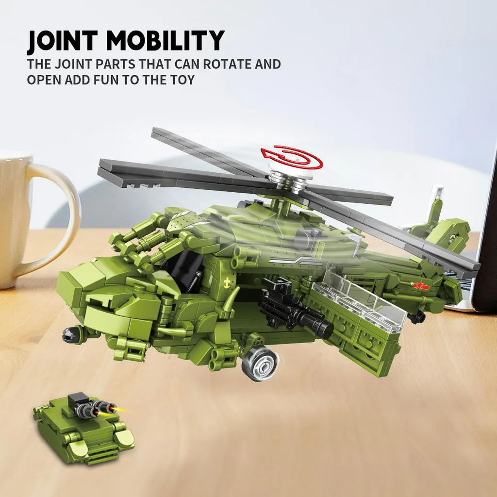 Hélicoptère de Secours 791 Pièces : Jeu de Construction Grand Format - 3