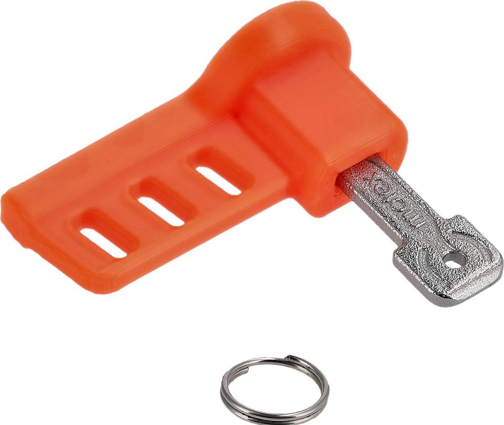 Zündschlüssel 3D NXG, Orange - für Simson S50, S51, S70, KR51 Schwalbe, SR4, Duo 4/1