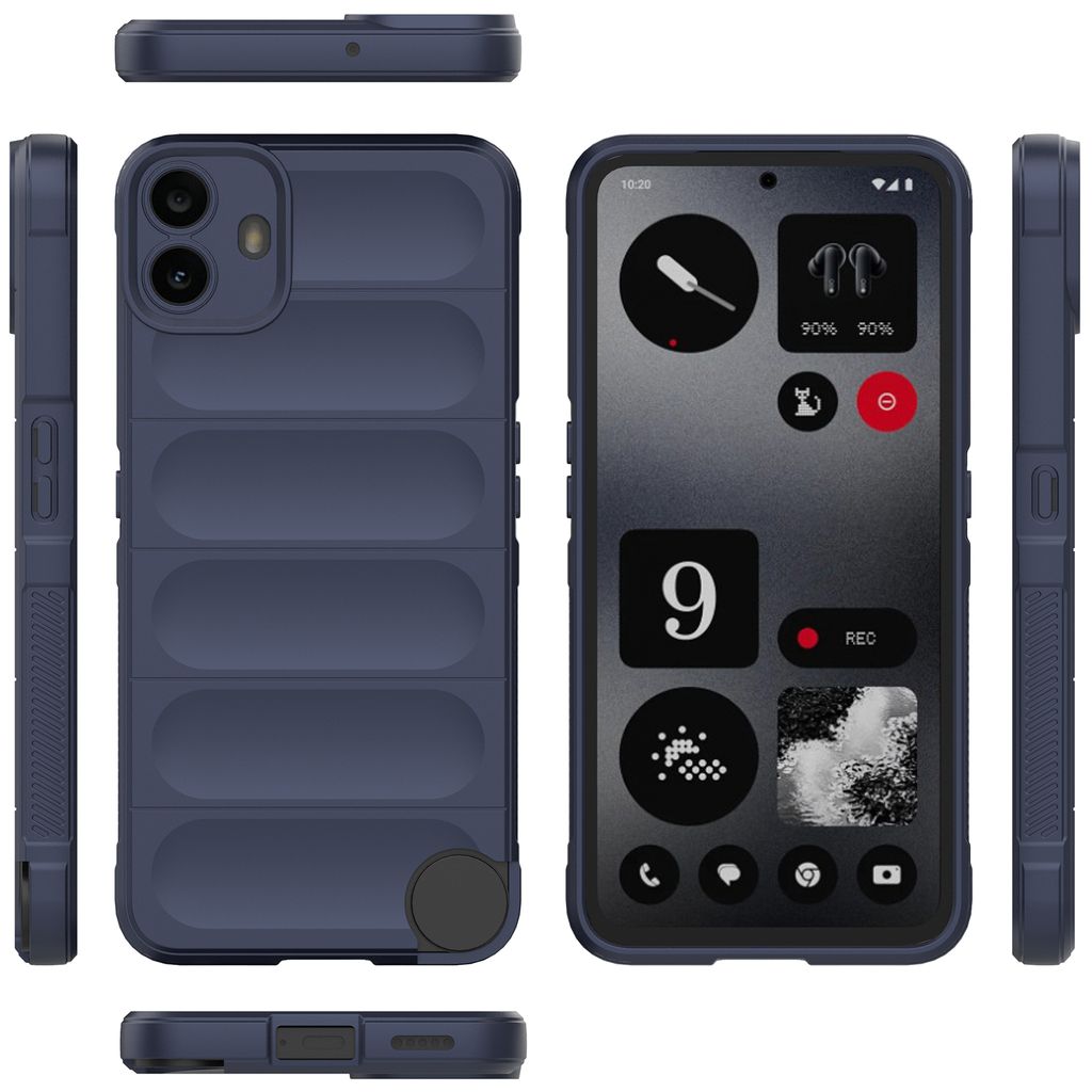 ISOI Handyhülle Mit Kette Für Nothing CMF Phone 1 – Transparentes Silikon-Case + 150 Cm Abnehmbarer Gurt